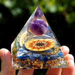 Pyramide Orgonite Génératrice d'Energie pour la protection et la guérison de l'énergie pyramides d'orgonite pour la méditation / chakra