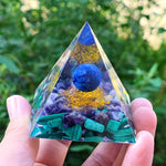 Pyramide Orgonite Génératrice d'Energie pour la protection et la guérison de l'énergie pyramides d'orgonite pour la méditation / chakra