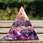 Pyramide Orgonite Génératrice d'Energie pour la protection et la guérison de l'énergie pyramides d'orgonite pour la méditation / chakra