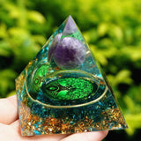 Pyramide Orgonite Génératrice d'Energie pour la protection et la guérison de l'énergie pyramides d'orgonite pour la méditation / chakra