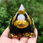 Pyramide Orgonite Génératrice d'Energie pour la protection et la guérison de l'énergie pyramides d'orgonite pour la méditation / chakra