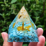 Pyramide Orgonite Génératrice d'Energie pour la protection et la guérison de l'énergie pyramides d'orgonite pour la méditation / chakra